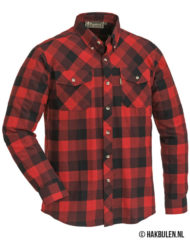 Houthakkershemd Lumbo Pinewood Shirt Flanel 9525 Rood Zwart