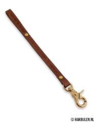 Lederen Lanyard Met Messing Gesp Casstrom