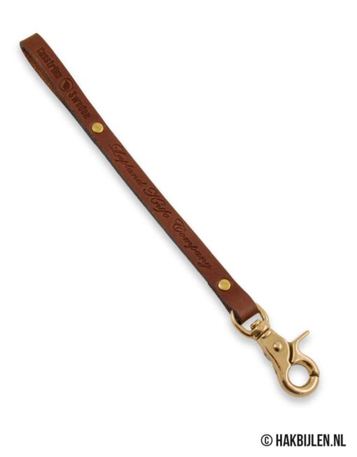 Lederen Lanyard Met Messing Gesp Casstrom