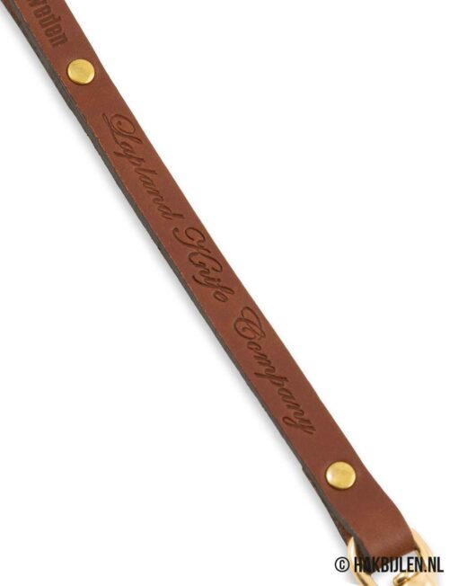 Lederen Lanyard Met Messing Gesp Casstrom