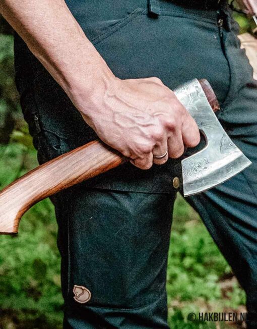 Snida Carving Bijl Damast Medium Njord