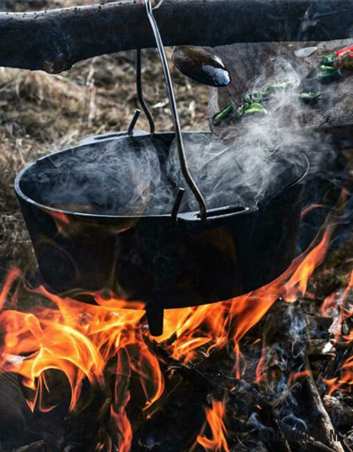 Dutch Oven FT6 5,5Liter Met Pootjes Gietijzer Petromax