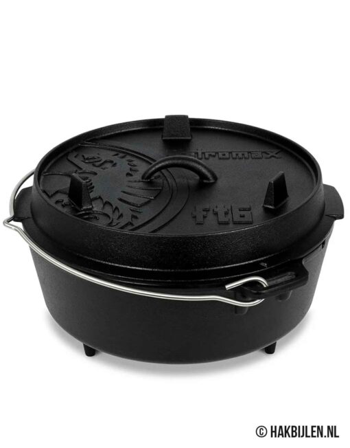 Dutch Oven FT6 5,5Liter Met Pootjes Gietijzer Petromax