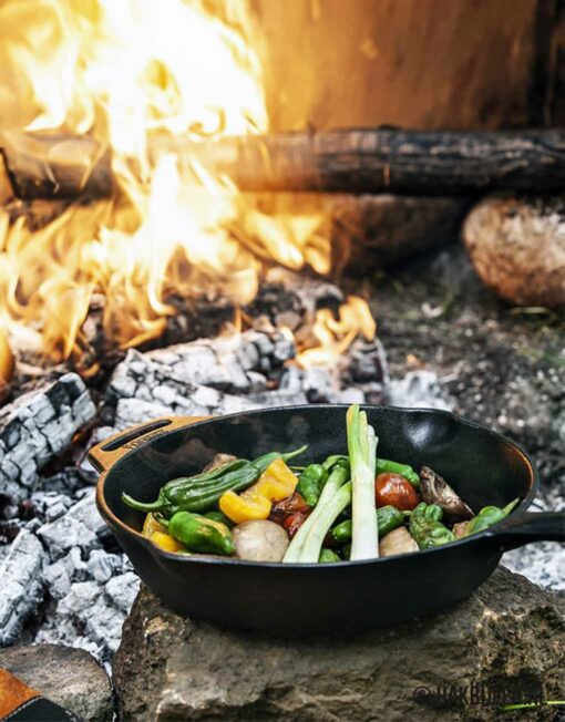 Koekenpan 25cm FP25T Skillet Met Steel Gietijzer Petromax