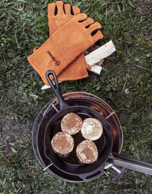 Koekenpan 25cm FP25T Skillet Met Steel Gietijzer Petromax