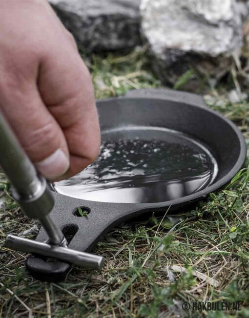Kampvuurpan Gietijzer Koekenpan Uitschuifbaar Petromax