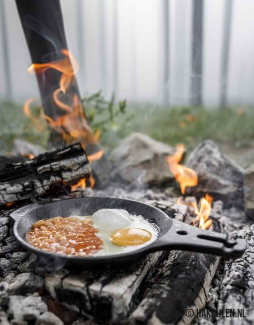 Kampvuurpan Gietijzer Koekenpan Uitschuifbaar Petromax