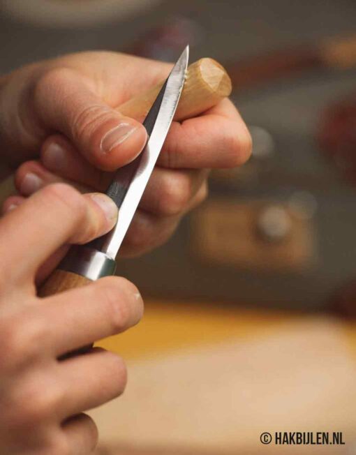 Houtsnijmes 106 Carbon Wood Carving Knife Morakniv