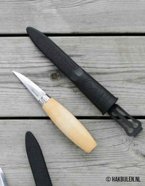 Houtsnijmes 120 Carbon Wood Carving Knife Morakniv