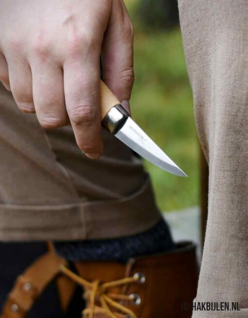 Houtsnijmes 120 Carbon Wood Carving Knife Morakniv